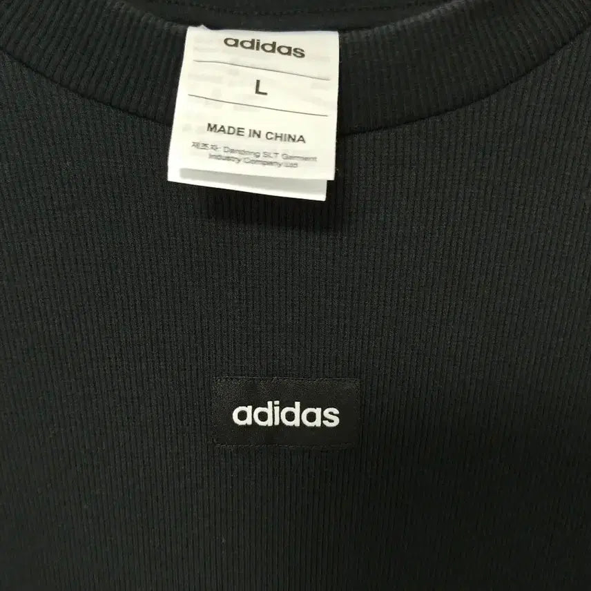 [BUNJANG] Adidas 3-Stripes Short/7-Sleeve Dress (Size L) / 아디다스 정품 3스트립 반팔/7부 원피스 (L사이즈)