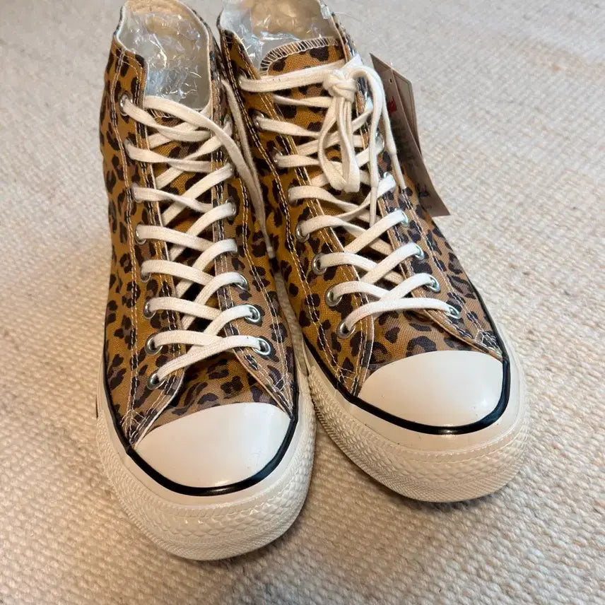 [BUNJANG] Wacko Maria x Converse All Star US Hi WM Leopard (270) / 와코마리아 x 컨버스 올스타 US 하이 WM 레오파드 270