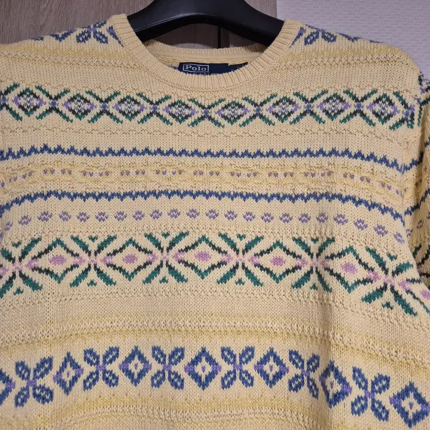 [BUNJANG] Polo Ralph Lauren Fair Isle Knit M / 폴로 랄프로렌 페어아일 니트 m