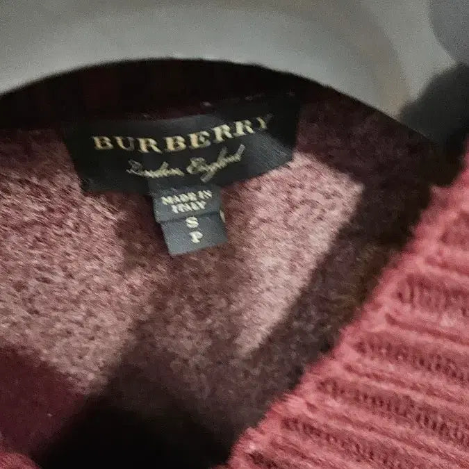 [BUNJANG] Burberry Multicolor Patchwork Knit Sweater / 버버리 멀티 컬러 패치워크 니트 스웨터