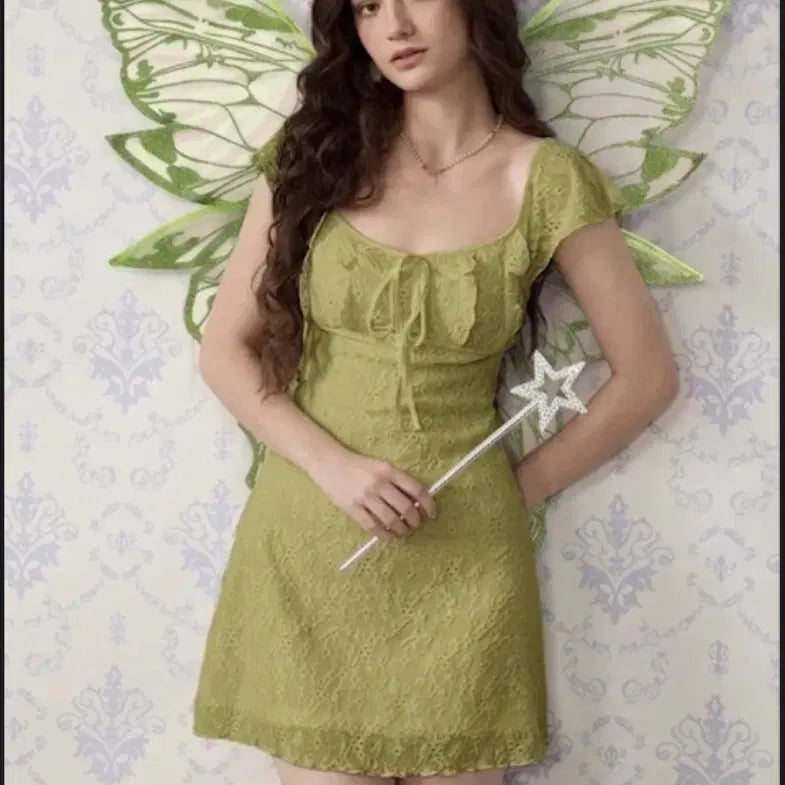 [BUNJANG] Tinkerbell Graduation Costume Dress / 졸업사진 팅커벨세트 판매