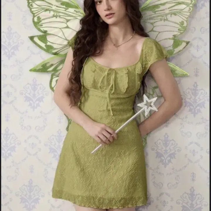 [BUNJANG] Tinkerbell Graduation Costume Dress / 졸업사진 팅커벨세트 판매