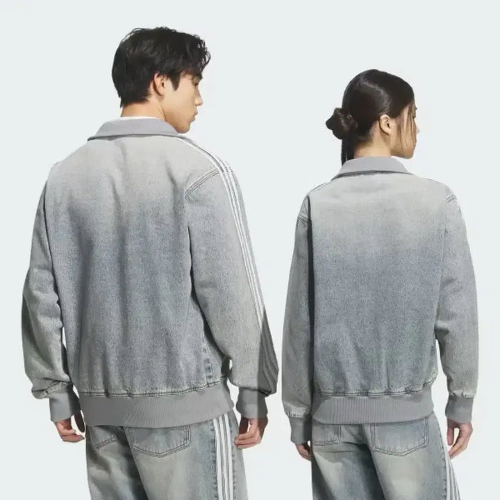 [BUNJANG] Adidas Atmos Denim Track Top / 아디다스 아트모스 데님 트랙탑