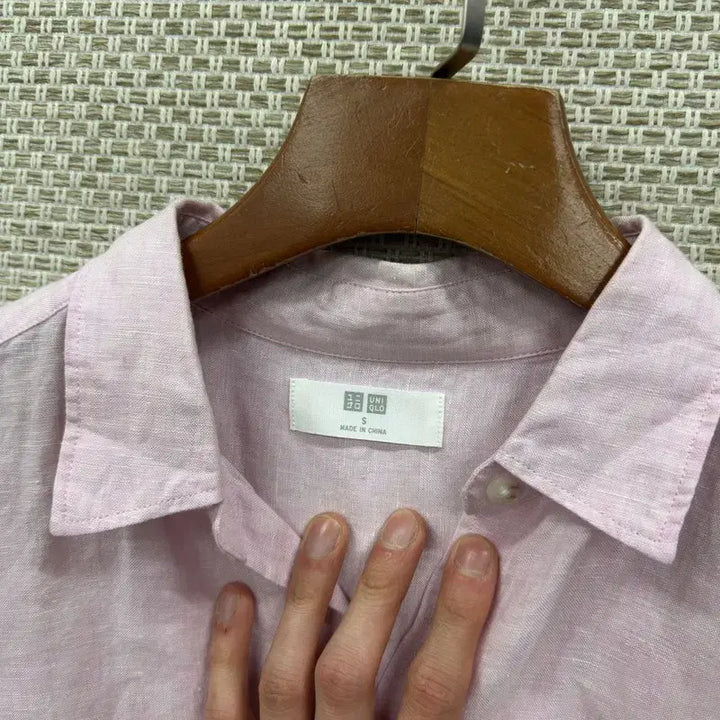 [BUNJANG] Uniqlo Linen Shirt S / 유니클로 린넨 셔츠 S D00681