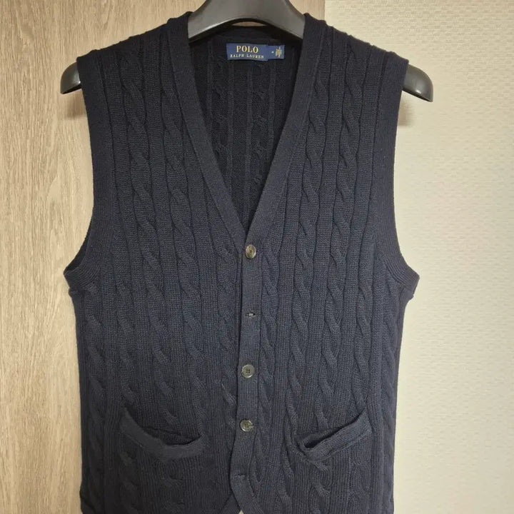 [BUNJANG] Polo Ralph Lauren Cable Knit Vest M / 폴로 랄프로렌 케이블 니트 베스트 m