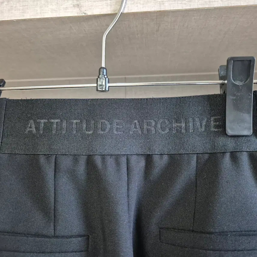 [BUNJANG] System Hanseom 2023 Slim Wide Banding Pants Black / 61-90)시스템 한섬 2023 슬림 와이드밴딩 팬츠 블랙