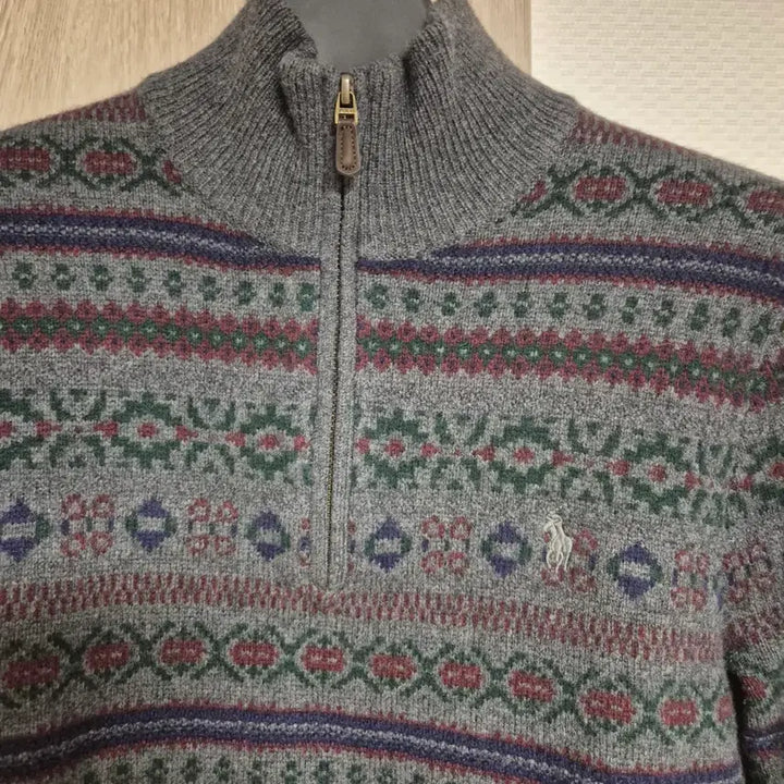[BUNJANG] Polo Ralph Lauren Fair Isle Half-Zip Knit Sweater / 폴로 랄프로렌 페어아일 하프집업 니트 m