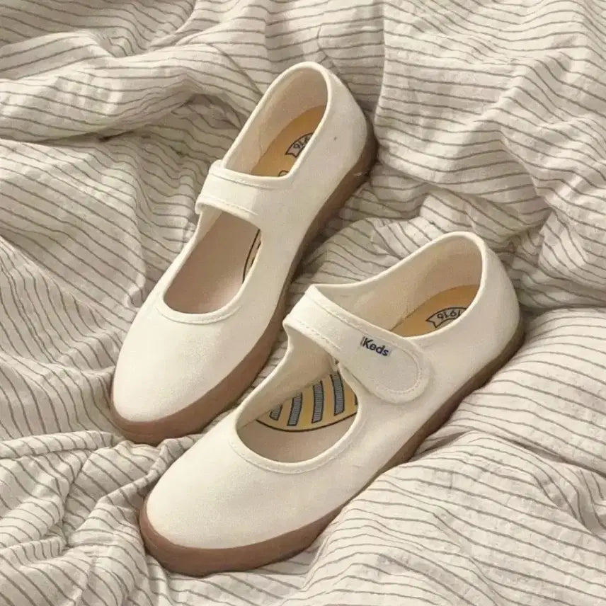 [BUNJANG] Keds Mary Jane Canvas White / [230] Keds 케즈 메리제인 캔버스 화이트