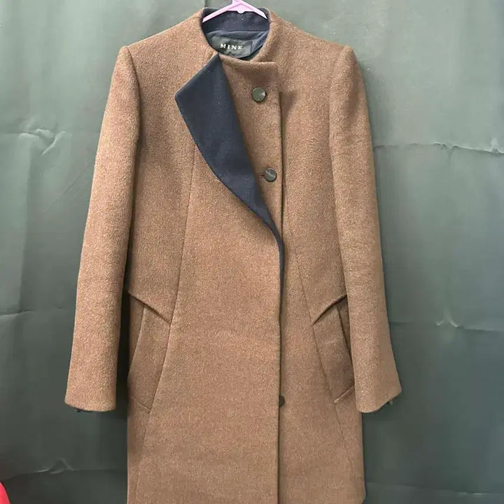 [BUNJANG] Mine Brown Half Coat / MINE 마인 브라운 하프 코트