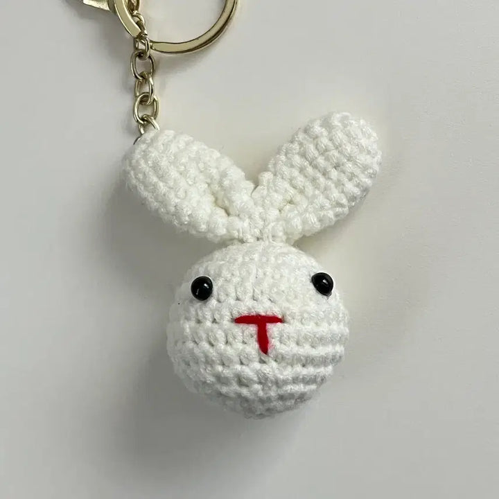 [BUNJANG] Rabbit Knit Keychain / 토끼 뜨개 키링