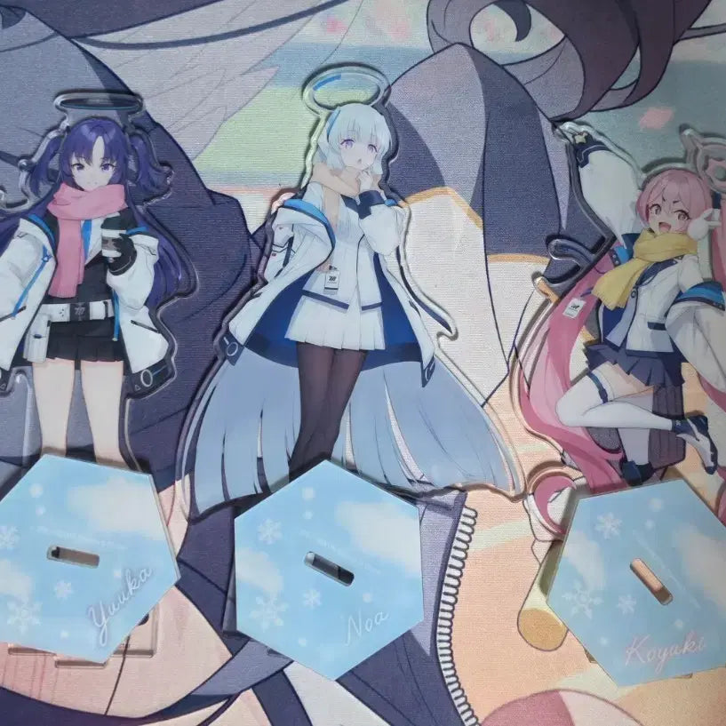 [BUNJANG] Blue Archive Seminar Acrylic Standee (Yuuka, Noa, Koyuki) by Matanonki / 블루아카이브 세미나 아크릴스탠드 판매