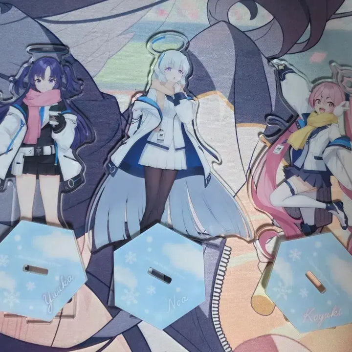 [BUNJANG] Blue Archive Seminar Acrylic Standee (Yuuka, Noa, Koyuki) by Matanonki / 블루아카이브 세미나 아크릴스탠드 판매