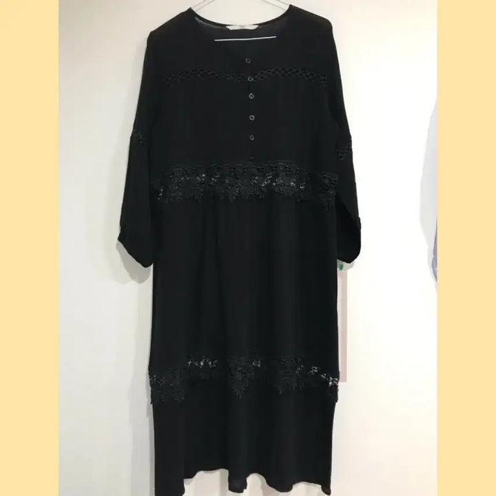 [BUNJANG] Lace Punching Dress / 레이스 펀칭 원피스