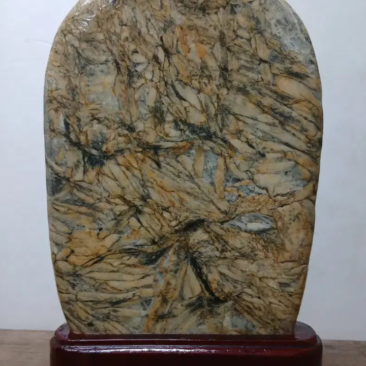[BUNJANG] Golden Deta Leaf Stone / 수석 자연수석 황금뎃잎석