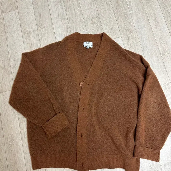 [BUNJANG] COS Relaxed Fit Wool Knit Cardigan Brown / COS 릴랙스드핏 울니트 가디건 브라운