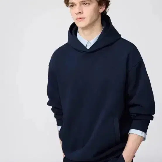 [BUNJANG] Uniqlo U Hooded Sweatshirt Navy S / 유니클로c 후드티 네이비 s