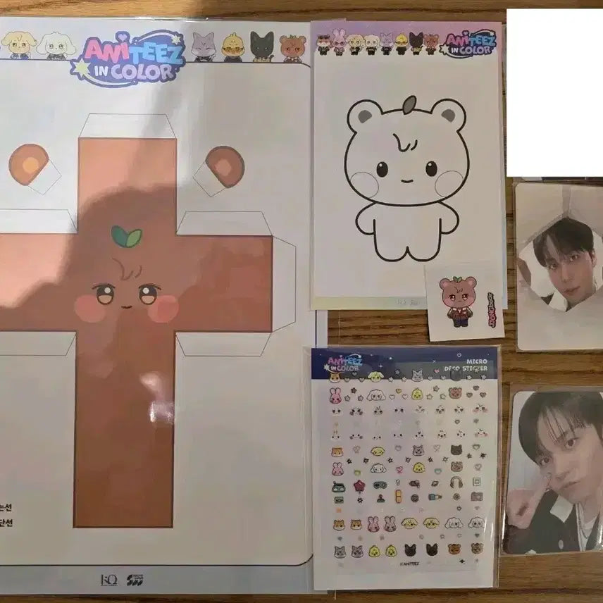 [BUNJANG] ATEEZ Jongho Aniteez Sticker Stamp Bundle Set / set) 애니티즈 종호 에이티즈 스티커 스탬프  ateez aniteez