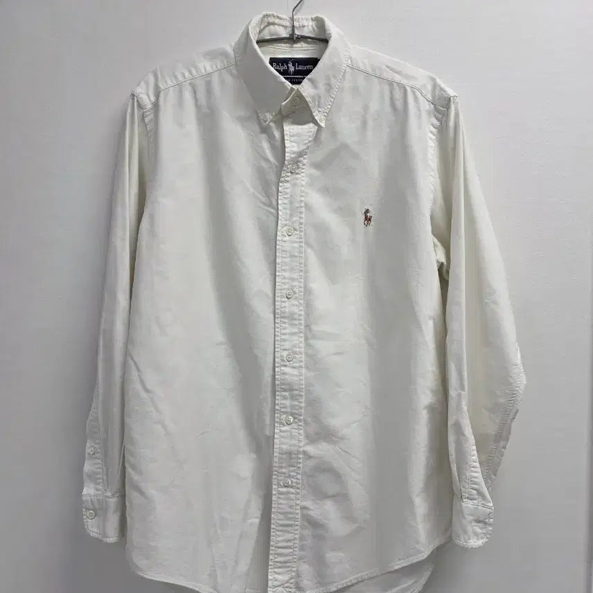 [BUNJANG] Polo Ralph Lauren Ivory Logo Shirt / 폴로랄프로렌 셔츠