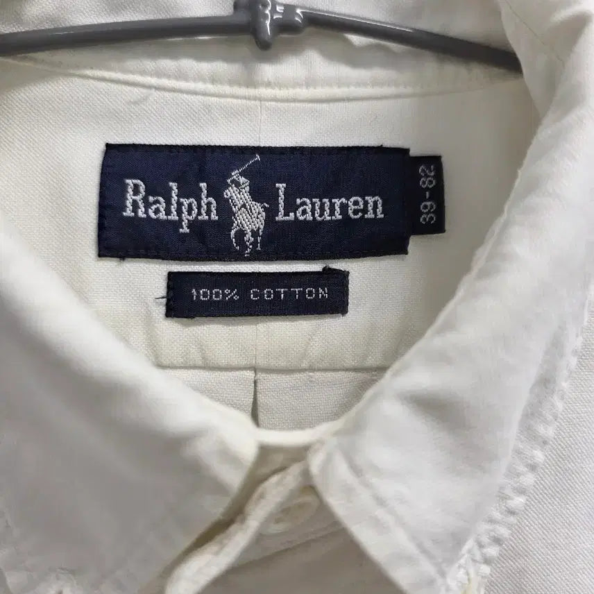 [BUNJANG] Polo Ralph Lauren Ivory Logo Shirt / 폴로랄프로렌 셔츠