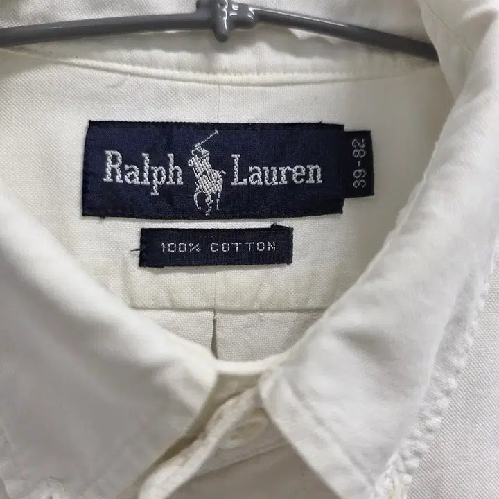 [BUNJANG] Polo Ralph Lauren Ivory Logo Shirt / 폴로랄프로렌 셔츠