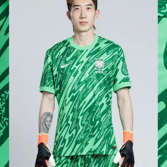 [BUNJANG] South Korea 2024 National Team Goalkeeper Issued Long Sleeve Jersey XL / [새상품]대한민국 2024 국대 골키퍼 선수지급용 기능성 긴팔 유니폼