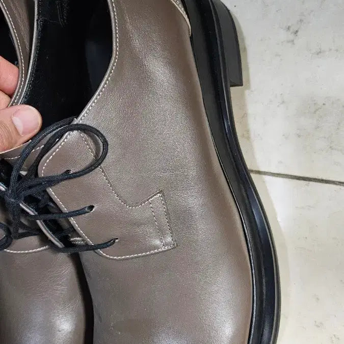 [BUNJANG] SoYouLeShoe Brown Double Sole Derby Shoes / 쏘유레슈어 브라운 더비