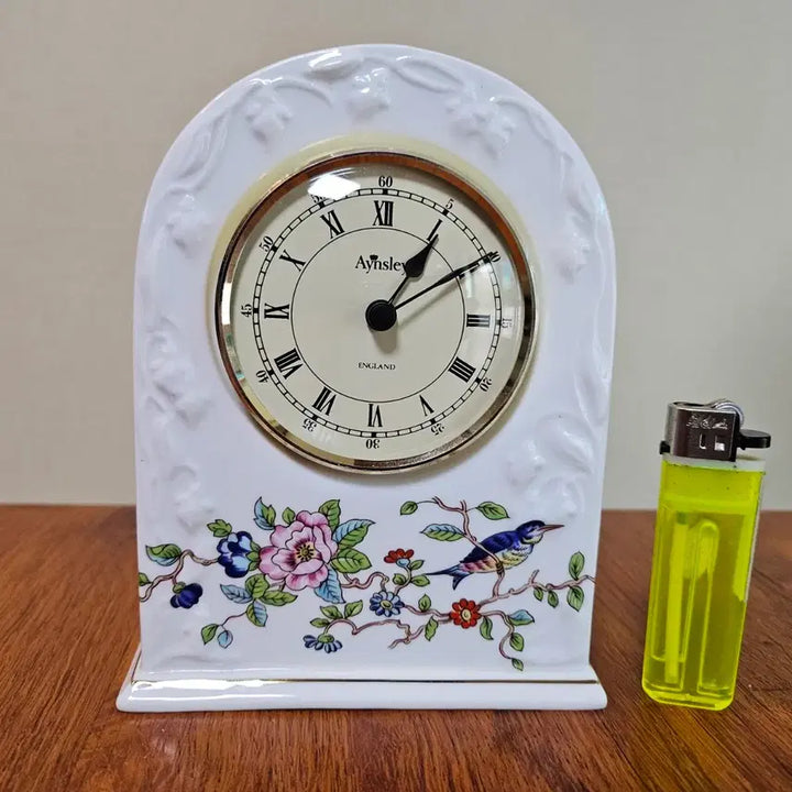[BUNJANG] Vintage Aynsley Pembroke Electronic Table Clock Made in England / 올드 빈티지 영국산 앤슬리 펨브로크 전자탁상시계 중고.