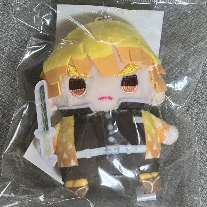 [BUNJANG] Demon Slayer Zenitsu Agatsuma Mugen Train Arc Mameito Plush Doll / 귀칼 젠이츠 무한성편 마메메이토 봉제인형