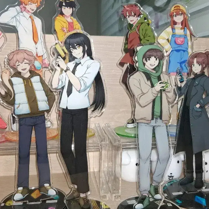 [BUNJANG] Pixely Mistery Investigation Squad Full Group Bundle Set Acrylic Standee / 픽셀리 미수반 올멤 일괄 아크릴 팝니다