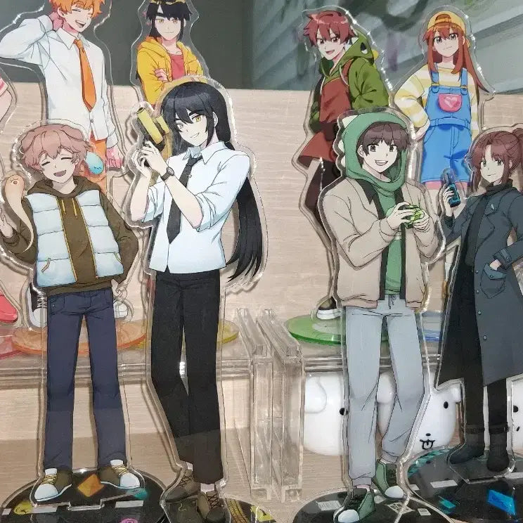 [BUNJANG] Pixely Mistery Investigation Squad Full Group Bundle Set Acrylic Standee / 픽셀리 미수반 올멤 일괄 아크릴 팝니다
