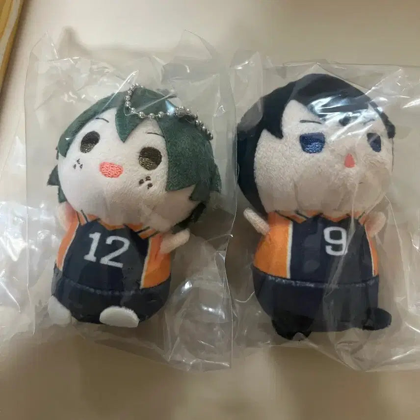 [BUNJANG] Haikyuu!! Mochi Mochi Mascots Kageyama &amp; Yamaguchi Keychains / 하이큐 모찌모찌 마스코트(카게야마+야마구치) 일괄