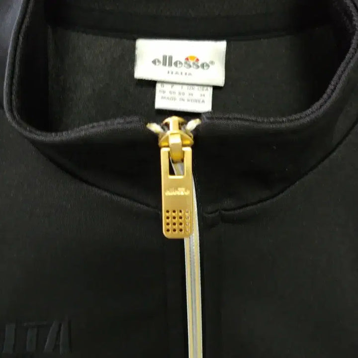 [BUNJANG] Ellesse Velocità Track Top Zip Jacket Black / 엘레쎄(ellesse) 벨로치타 트랙탑 집업 자켓 - 95(M)