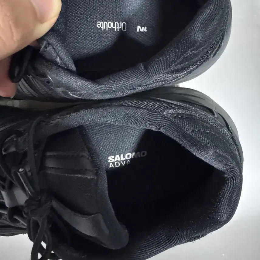 [BUNJANG] Salomon Odyssey Leather Advanced Black Hiking Shoes / 살로몬 오디세이 레더 어드밴스드 블랙