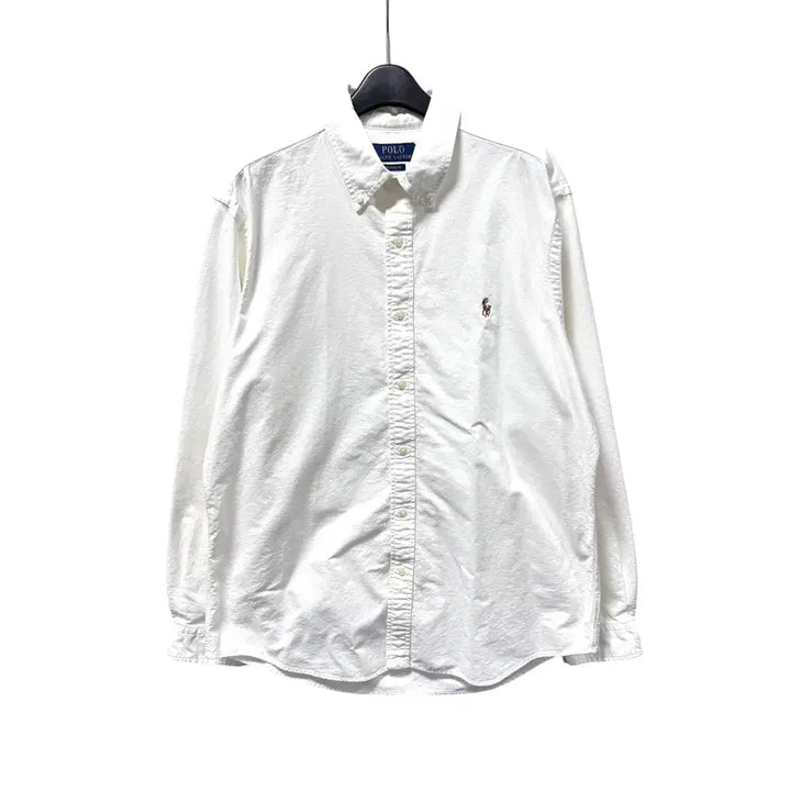 [BUNJANG] Polo White Oxford Shirt New QR Label / 신형 QR라벨 폴로 화이트 옥스퍼드 셔츠