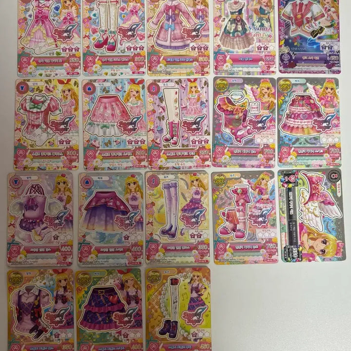 [BUNJANG] Aikatsu! Ichigo Aoi Ringo Card Bundle Set / 아이카츠 아이엠스타 라임 이치고 카드 일괄