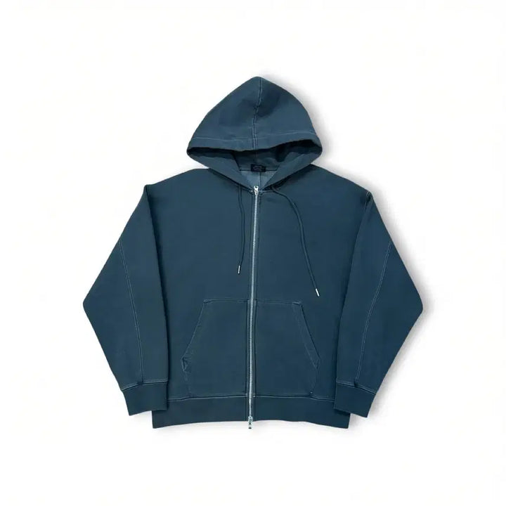 [BUNJANG] Soverment Garment Dyed Hoodie Zip-up (Size L) / 소버먼트 가먼트다이 후드집업