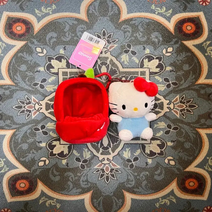 [BUNJANG] Hello Kitty Fruit House Bag Charm Apple / 헬로키티 과일하우스 가방걸이 15_애플 새상품