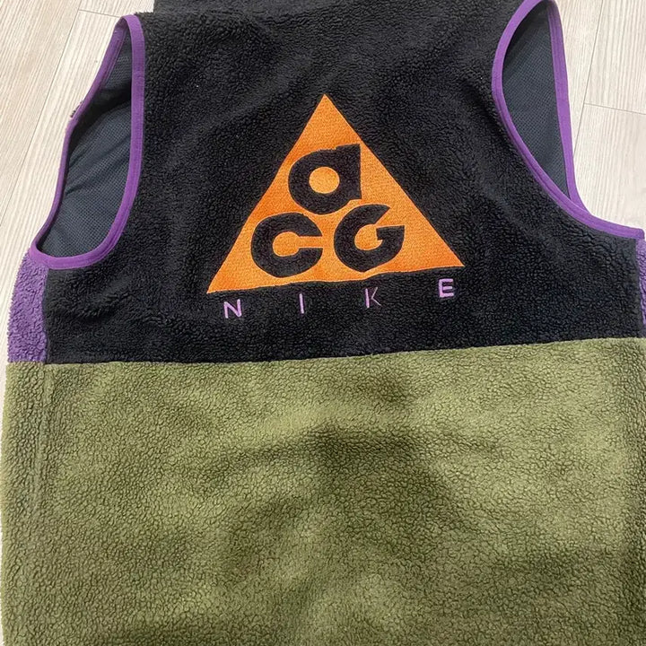 [BUNJANG] Nike ACG Fleece Vest Black Sequoia Night Purple / 나이키 ACG 플리스 조끼 베스트 블랙 세콰이어 나이트 퍼플