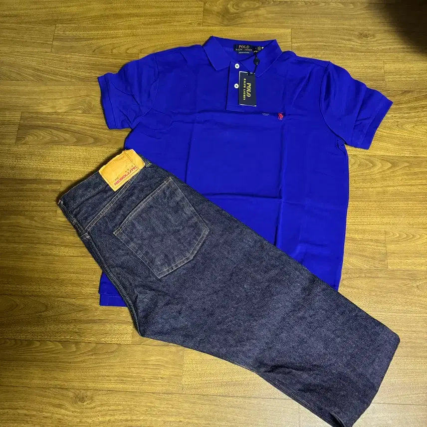 [BUNJANG] Polo Ralph Lauren Custom Slim Fit Mesh Polo Shirt / 폴로 커스텀슬림핏 메시 폴로셔츠 헤리티지로얄 레드포니