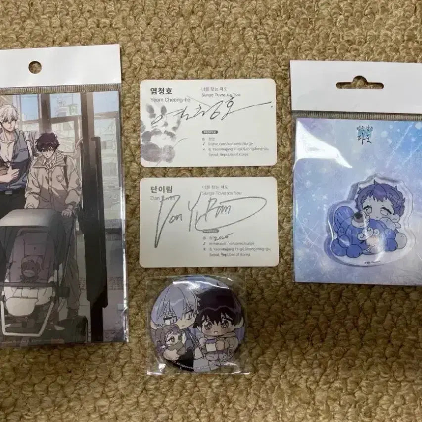 [BUNJANG] Toonique You-Finding Wave Leibom Business Card Set / 너를찾는파도 레봄명함세트 너찾파 투니크