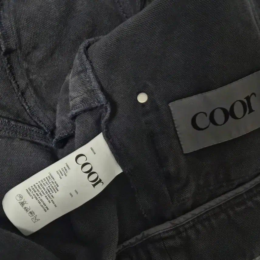 [BUNJANG] Coar Overdyed Faded Work Jacket Washed Charcoal Grey (Size M) / 쿠어 오버다잉 페이디드 워크자켓 M사이즈 (워시드차콜그레이)