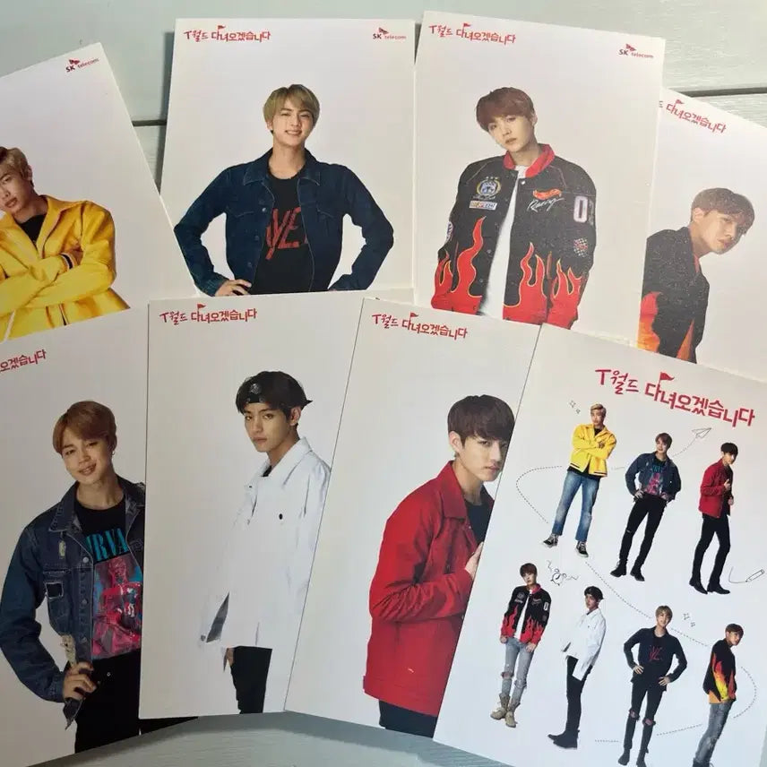 [BUNJANG] BTS Bangtan Boys 2016 T-World Postcard / BTS 방탄소년단 2016 t월드 엽서