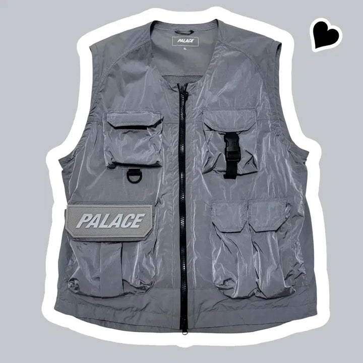 [BUNJANG] Palace Utility Illidescent Grace Vest / 팔라스 유틸리티 일리데이선트 그레이스 베스트