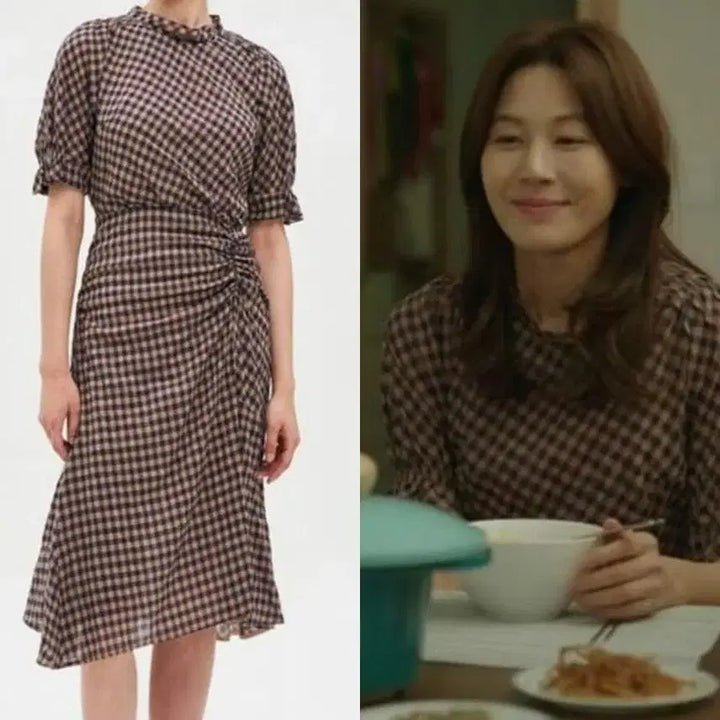 [BUNJANG] MINE (Hansem) Kim Ha-neul Dress (Size 55) / 한섬 마인(MINE) 하객룩/상견례 정품 김하늘 원피스 (55사이즈)