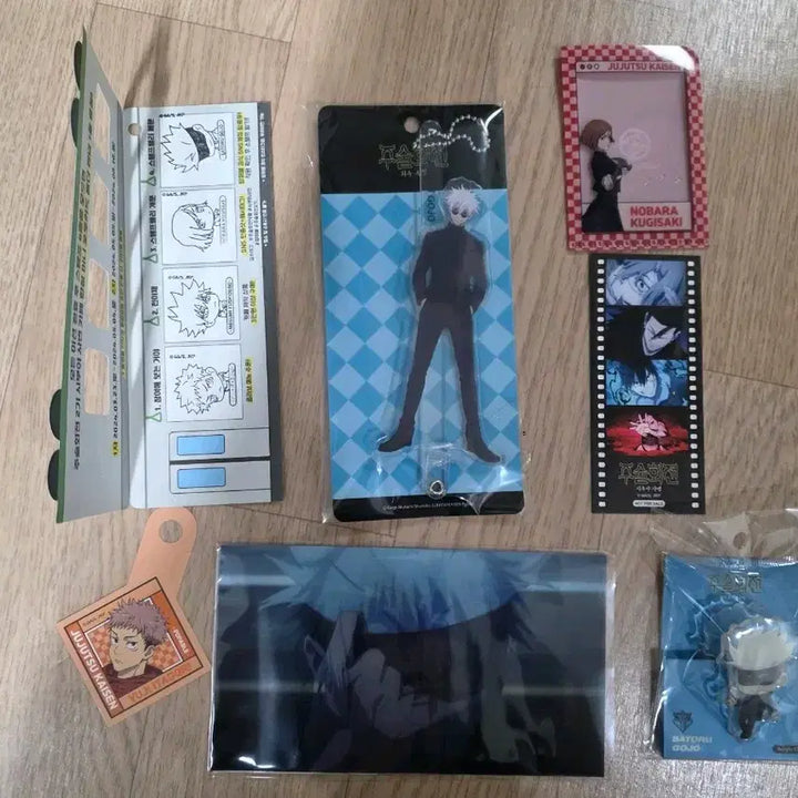 [BUNJANG] Jujutsu Kaisen Pop Bubble Cafe Acrylic Stick Keyring, Lenticular Postcard, Acrylic Magnet Set (Sealed) / [미개봉]주술회전 팝버블 카페 아크릴 스틱 키링,렌티큘러엽서,아크릴마그넷