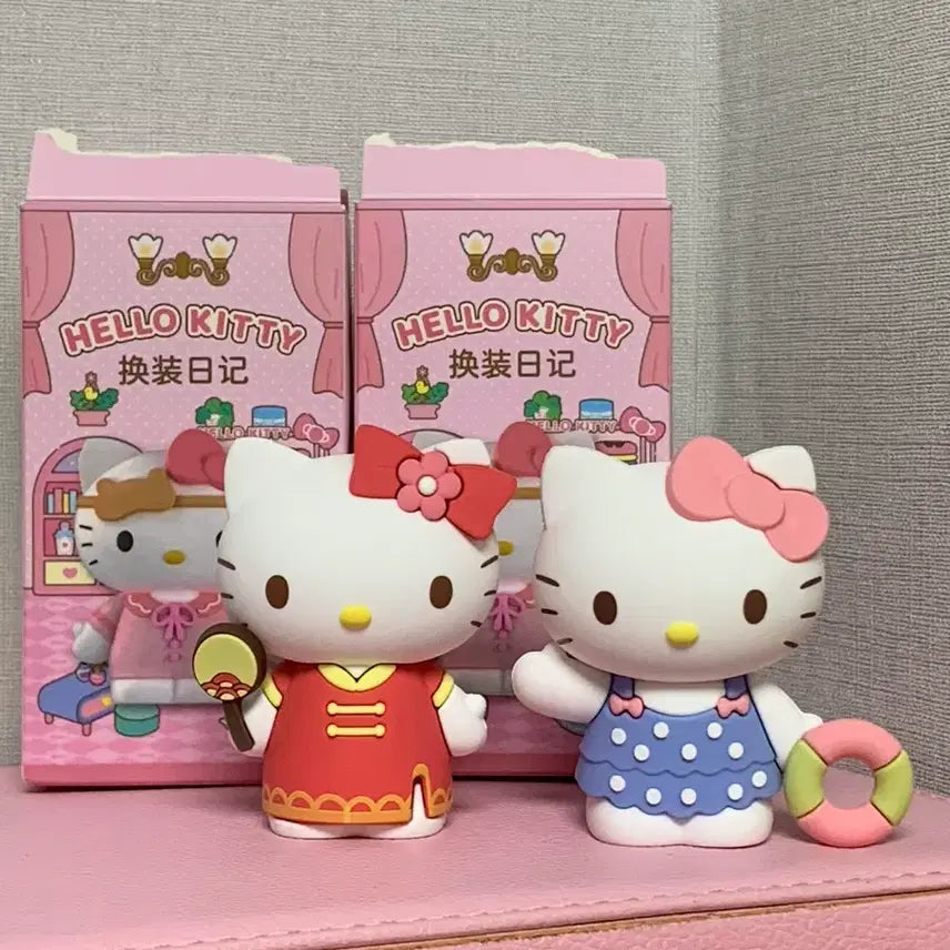 [BUNJANG] Hello Kitty Diary Series Figures Bundle Set / 헬로키티 다이어리 시리즈 피규어 일괄 판매