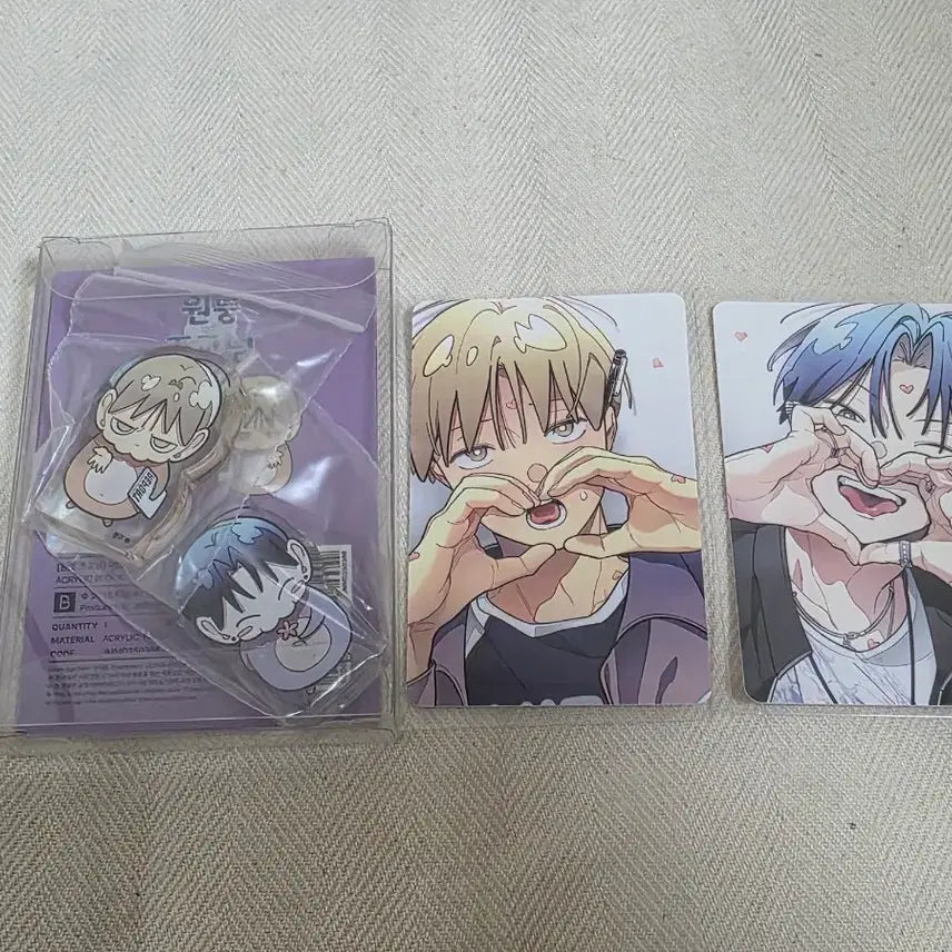 [BUNJANG] Wonroom Jogyonim Acrylic Corotto Set Photocard Included / 원룸조교님 아크릴 코롯토 세트 포카O