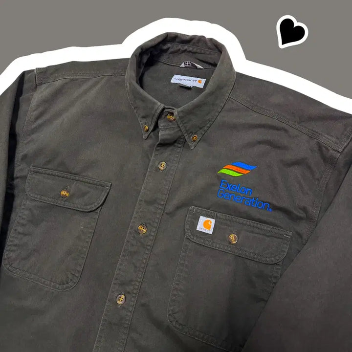 [BUNJANG] Carhartt Khaki Work Jacket / 칼하트 카키 워크 자켓