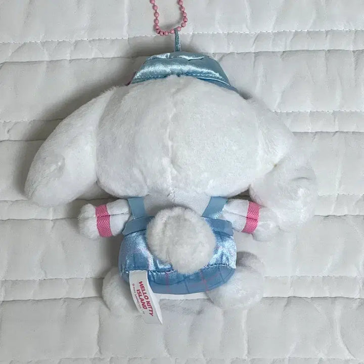[BUNJANG] Cinnamoroll Hello Kitty Island Keyring Plush Doll / 시나모롤 헬로키티아일랜드 키링 인형