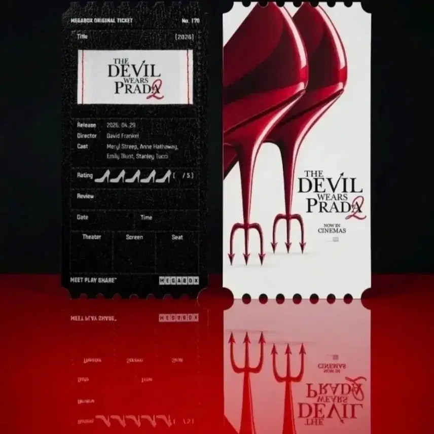[BUNJANG] The Devil Wears Prada 2 Original Ticket / 악마는 프라다를 입는다 2 오리지널 티켓 (5.9발송)
